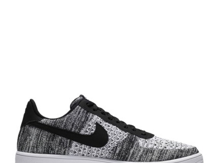 Nike Air Force 1 Flyknit Black Pure Platinum / AV3042-001 Nike Air Force 1 Flyknit Black Pure Platinum / AV3042-001