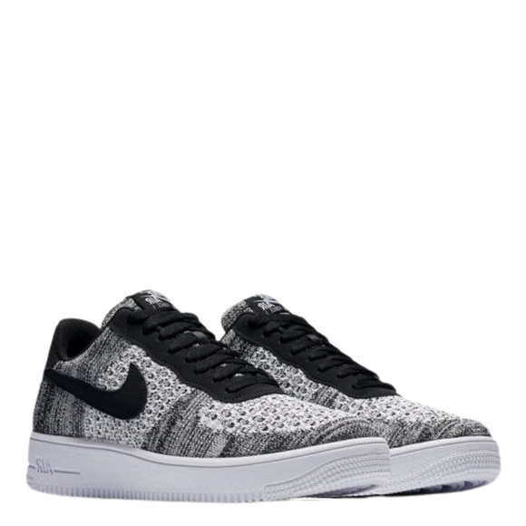 Nike Air Force 1 Flyknit Black Pure Platinum