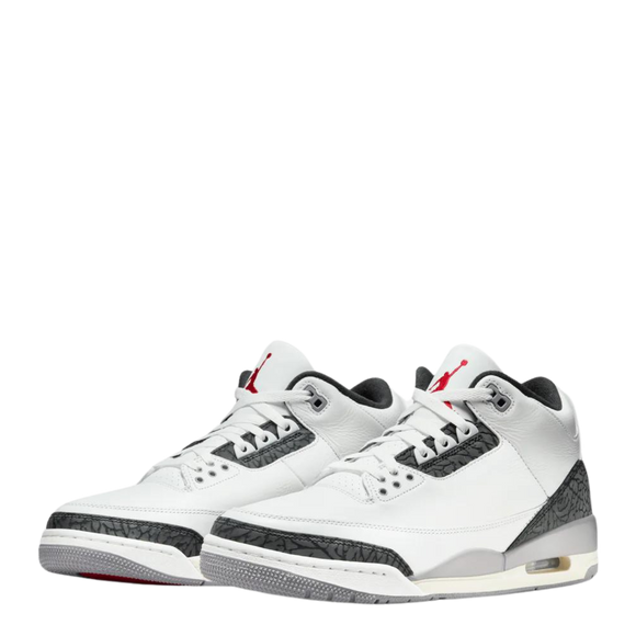 Nike Air Jordan 3 Feuerrot Zementgrau