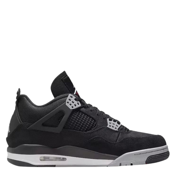 Nike Air Jordan 4 Black Canvas