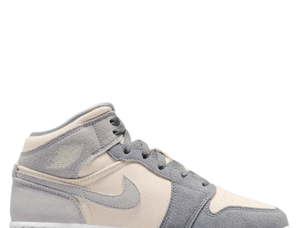 Jordan 1 Mid Coconut Milk Particle Grey ( GS) 