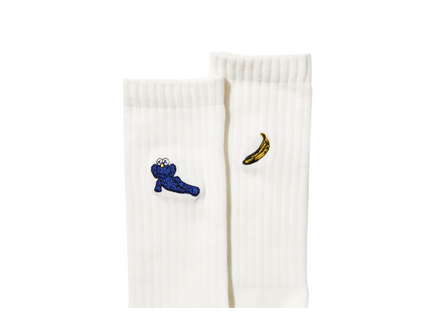 KAWS x Warhol Uniqlo Socken Weiß