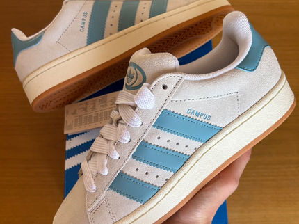 adidas Campus 00s Crystal White Pre loved Blue IF2989 SneakerMood SneakerMood