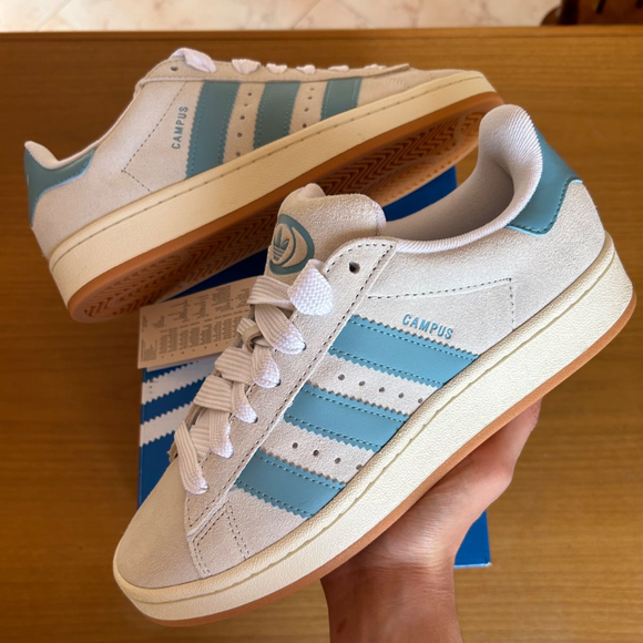 Adidas adidas Campus 00s Crystal White Pre loved Blue - SneakerMood 