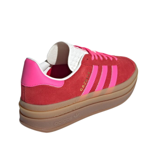 Adidas Adidas Gazelle Bold "Collegiate Red / Lucid Pink" - SneakerMood 
