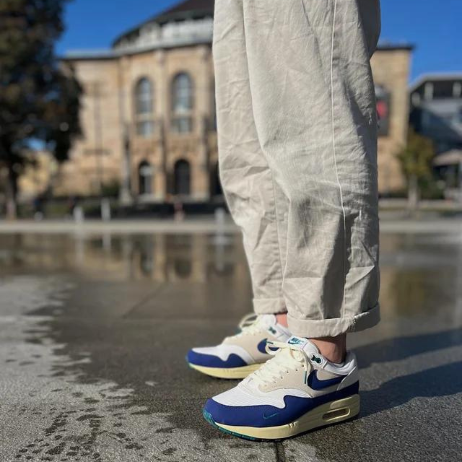 Blauwe air max sales