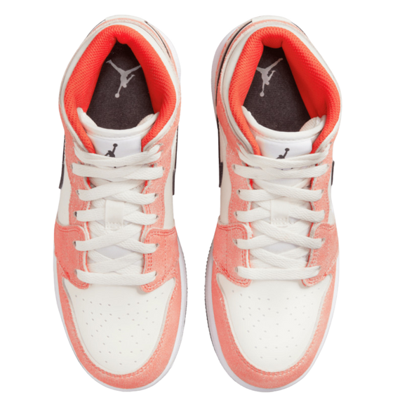 Air Jordan 1 Mid Orange Suede (GS)