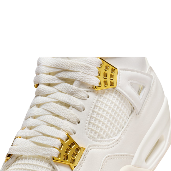 Nike Air Jordan 4 WMNS "White and Gold" - SneakerMood 
