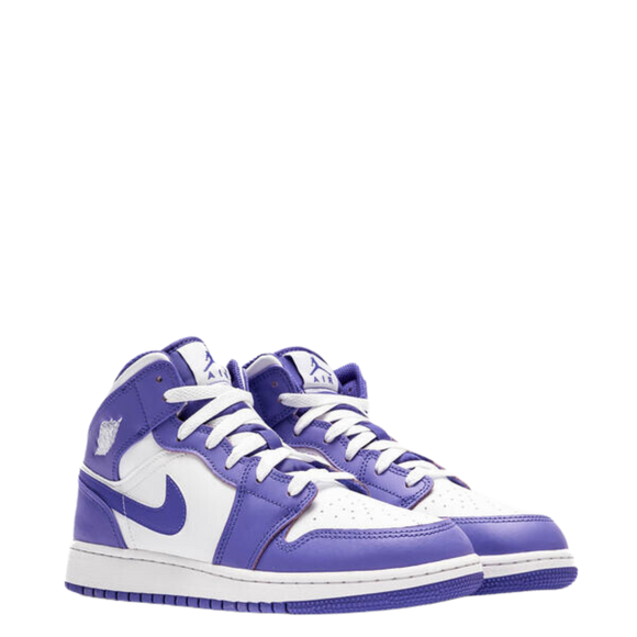 Nike Air Jordan 1 Mid GS 'Purple Venom' - SneakerMood 