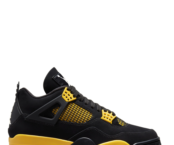 Jordan retro 4 black yellow online
