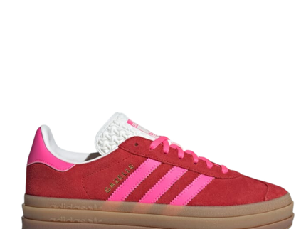 Adidas Adidas Gazelle Bold "Collegiate Red / Lucid Pink" - SneakerMood 