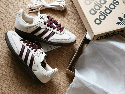 Adidas adidas Samba OG W Beige/Maroon