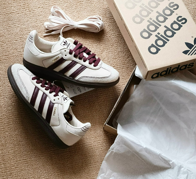 Adidas adidas Samba OG W Beige/Maroon