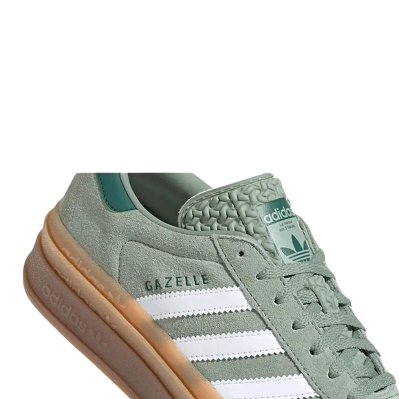 Adidas Adidas Gazelle Bold Silver Green - SneakerMood 
