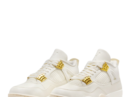 Nike Air Jordan 4 WMNS "White and Gold" - SneakerMood 