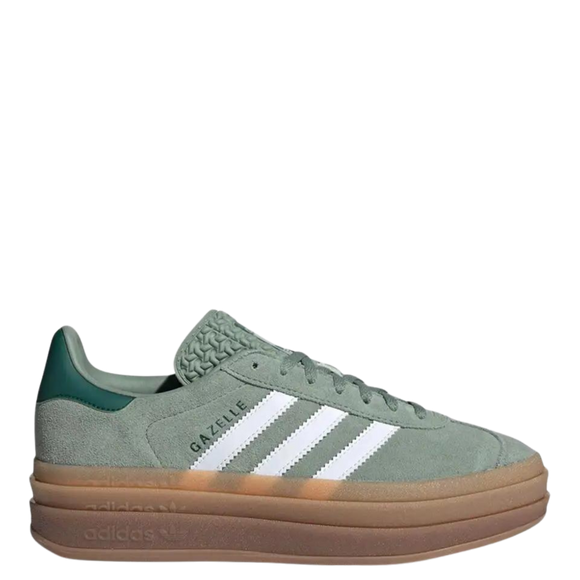 Adidas Adidas Gazelle Bold Silver Green - SneakerMood 
