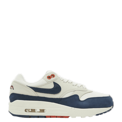 Air max 1 leather white sales