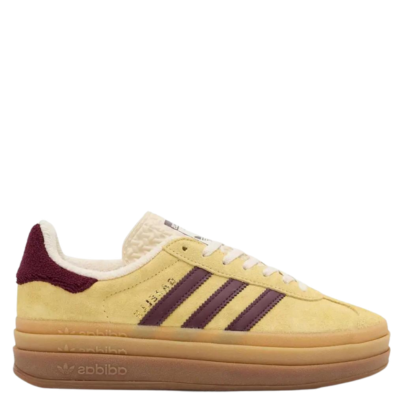 Adidas adidas Gazelle Bold Yellow/Maroon - SneakerMood 
