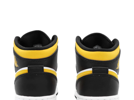 Air Jordan 1 Mid White Pollen Black (GS)