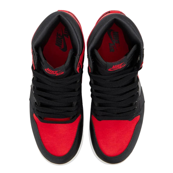 Nike Air Jordan 1 High Satin WMNS 'Bred' - SneakerMood 