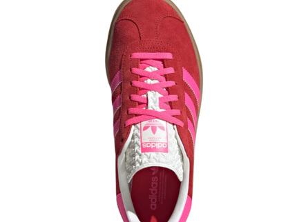 Adidas Adidas Gazelle Bold "Collegiate Red / Lucid Pink" - SneakerMood 