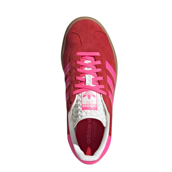 Adidas Adidas Gazelle Bold "Collegiate Red / Lucid Pink" - SneakerMood 