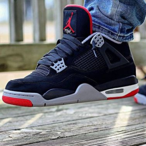 Nike Air Jordan 4 Retro GS 'Bred Reimagined' - SneakerMood 