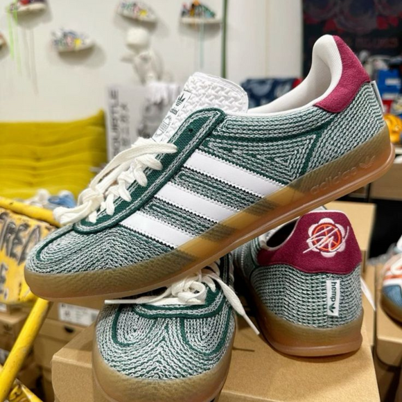 Adidas adidas Gazelle Indoor x Sean Wotherspoon Hemp Green - SneakerMood 