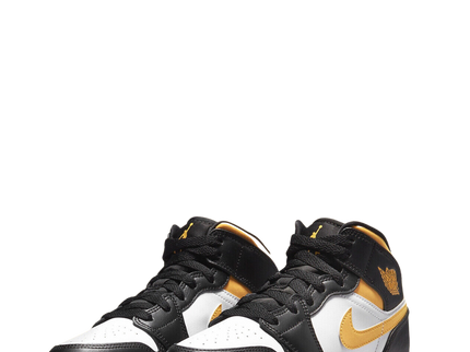 Air Jordan 1 Mid White Pollen Black (GS)