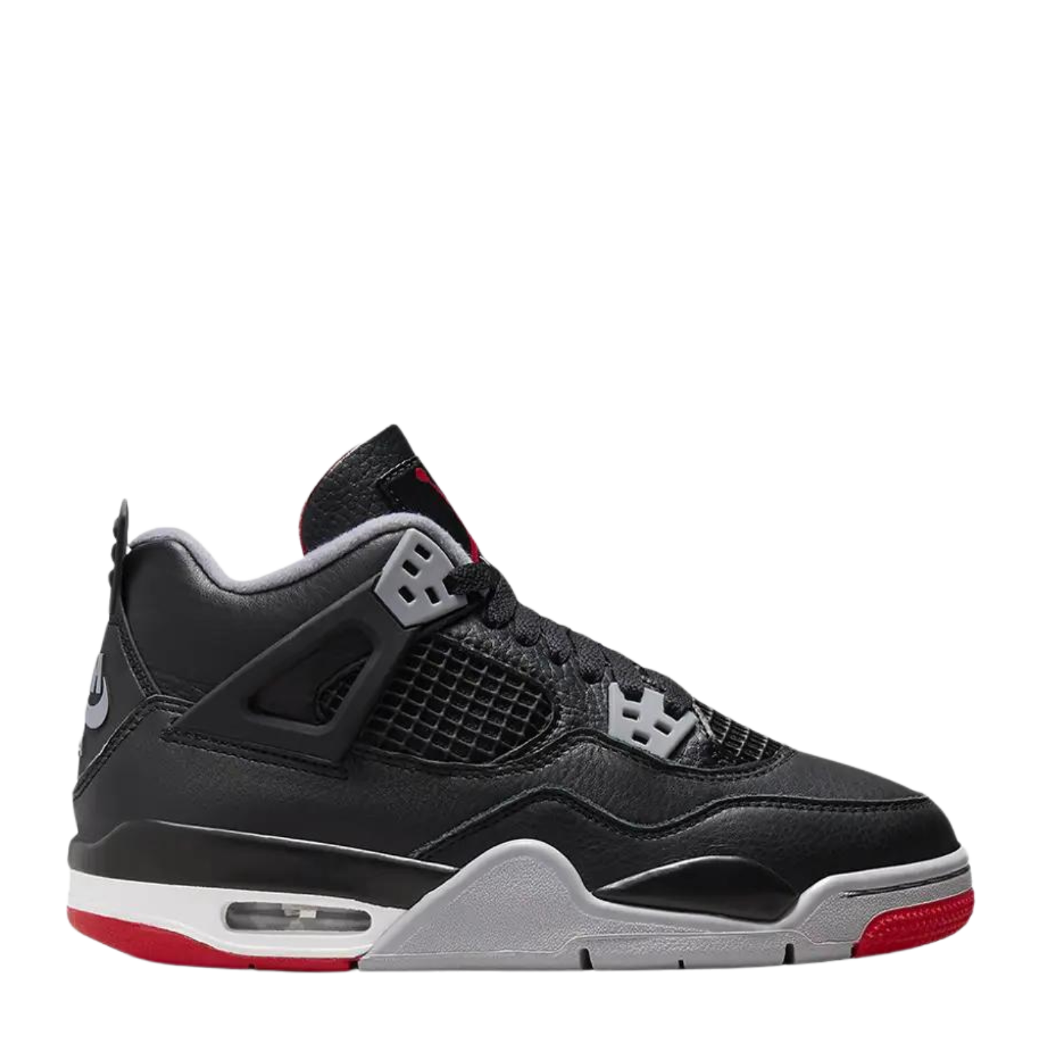 Black and red air jordan 4 sales