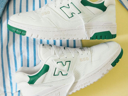 New Balance 550 White Classic Green BB550SWB SneakerMood SneakerMood
