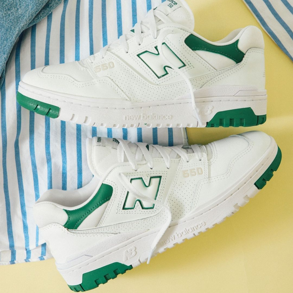 New Balance New Balance 550 White Classic Green