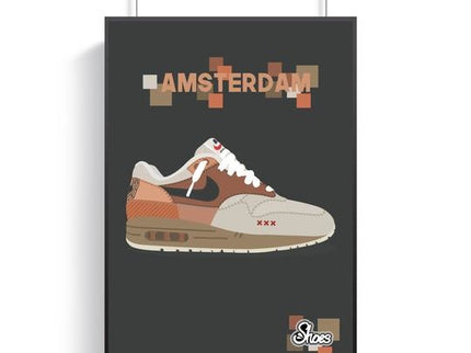 Shoesminded Nike Air Max 1 Amsterdam Poster - A3