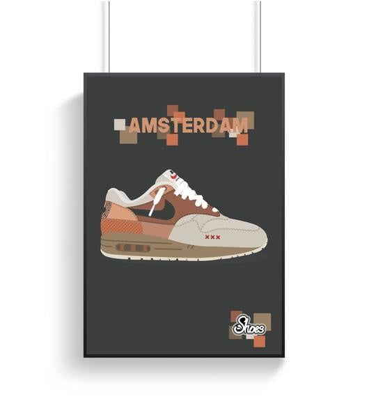 Shoesminded Nike Air Max 1 Amsterdam Poster - A3