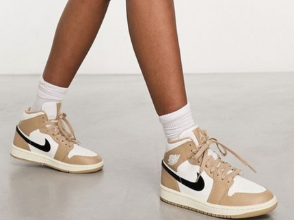 Nike Air Jordan 1 Mid WMNS 'Desert' - SneakerMood 