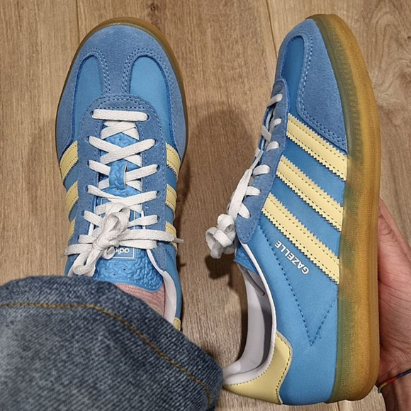 Adidas adidas Originals Gazelle Indoor W Semi Blue - SneakerMood 