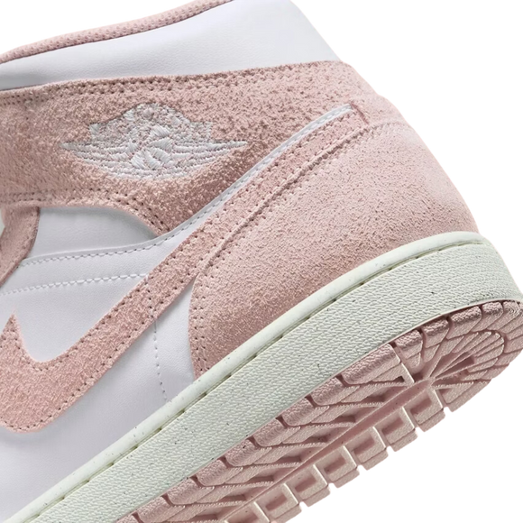 Nike Air Jordan 1 Mid SE GS "Pink Suede" - SneakerMood 