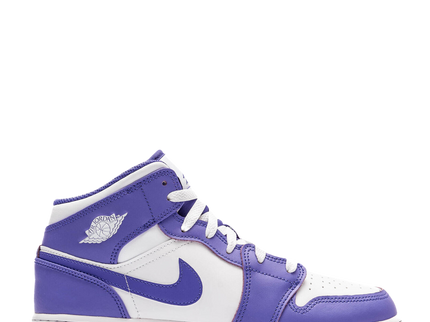 Nike Air Jordan 1 Mid GS 'Purple Venom' - SneakerMood 