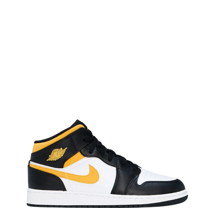 Air Jordan 1 Mid White Pollen Black (GS)