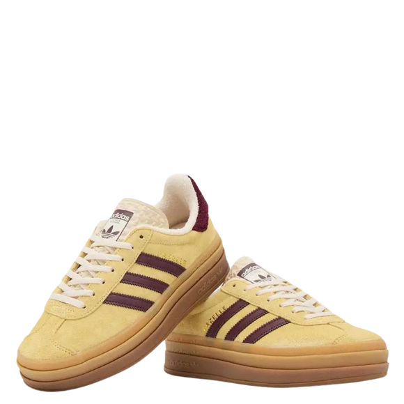 Adidas adidas Gazelle Bold Yellow/Maroon - SneakerMood 