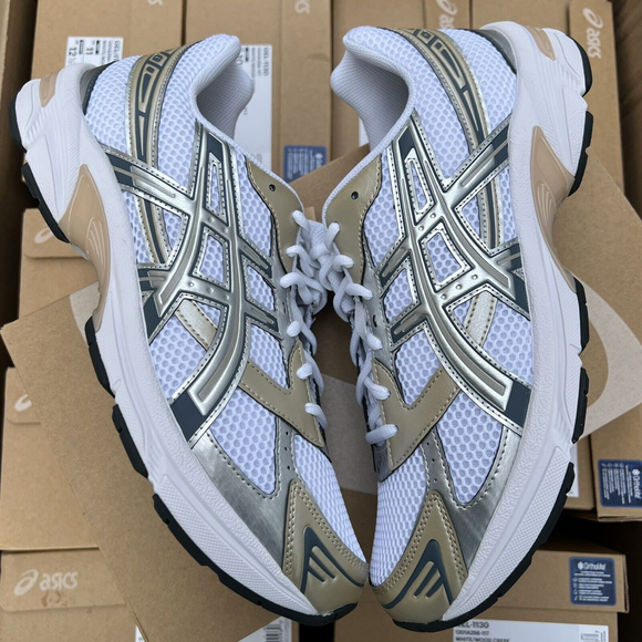 Asics Asics Gel-1130 White/Wood Crepe - SneakerMood 
