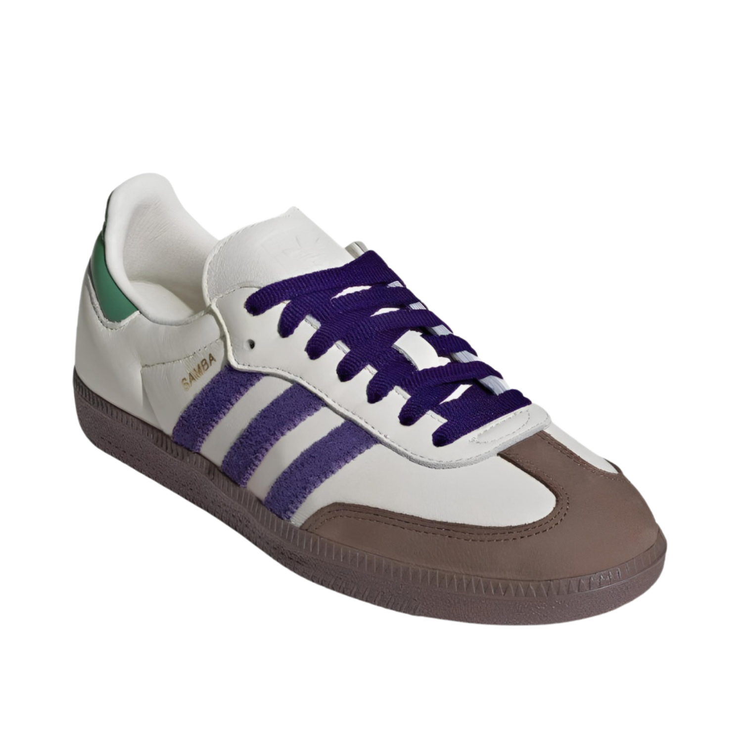 adidas Samba OG Off White Core Purple Green Brown
