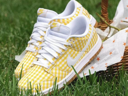 Nike Nike Dunk Low WMNS 'Yellow Gingham' - SneakerMood 