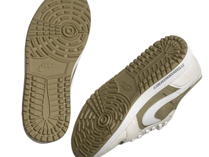 Nike Travis Scott x Air Jordan 1 Low Golf 'Neutral Olive' - SneakerMood 