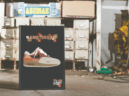 Shoesminded Nike Air Max 1 Amsterdam Poster - A3