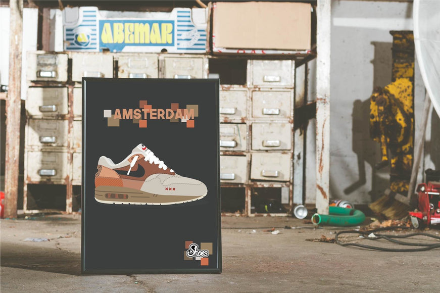 Shoesminded Nike Air Max 1 Amsterdam Poster - A3