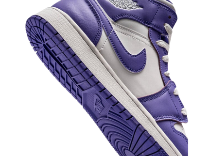 Nike Air Jordan 1 Mid GS 'Purple Venom' - SneakerMood 