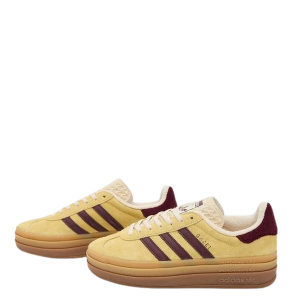 Adidas adidas Gazelle Bold Yellow/Maroon - SneakerMood 