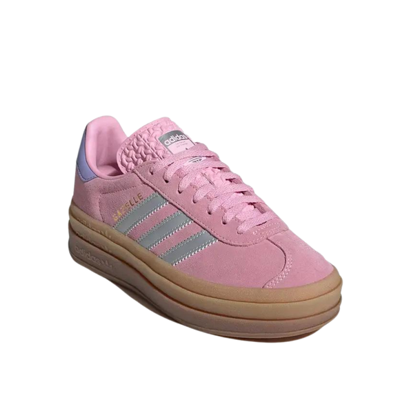 Adidas Adidas Gazelle Bold Pink Silver GS - SneakerMood 