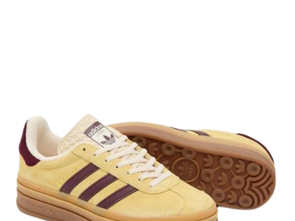 Adidas adidas Gazelle Bold Yellow/Maroon - SneakerMood 